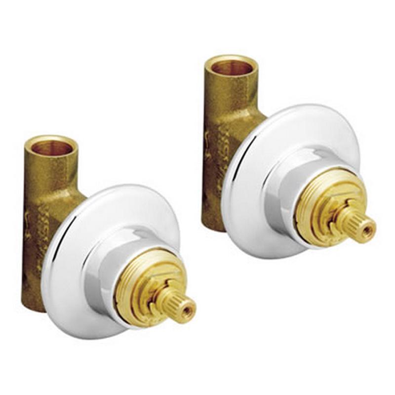 JUEGO DE ENSAMBLES INDIVIDUALES DE EMPOTRAR PARA REGADERA DE SOLDAR VALVEX DE COMPRESION E-61 - GRUPODONPEDRO