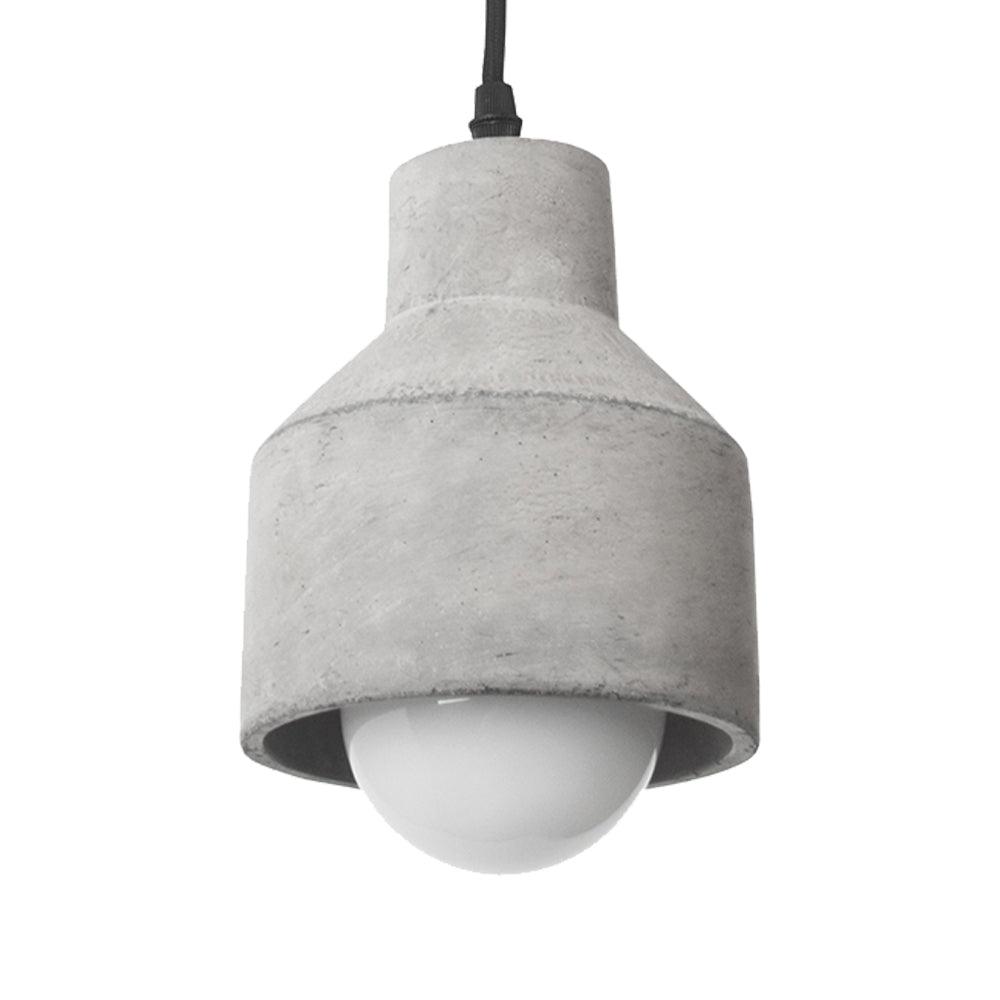 LAMPARA COLGANTE KING 60W CEMENTO - GRUPODONPEDRO