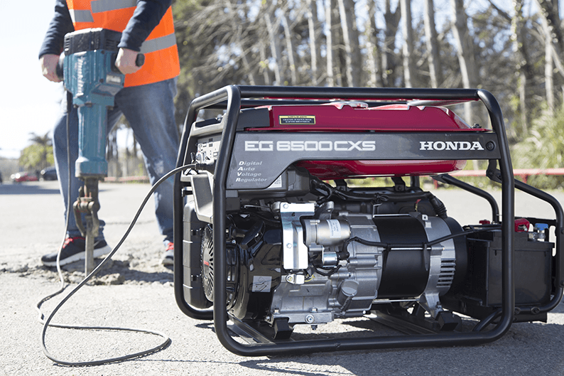 Planta de luz portátil Honda EG6500CXS