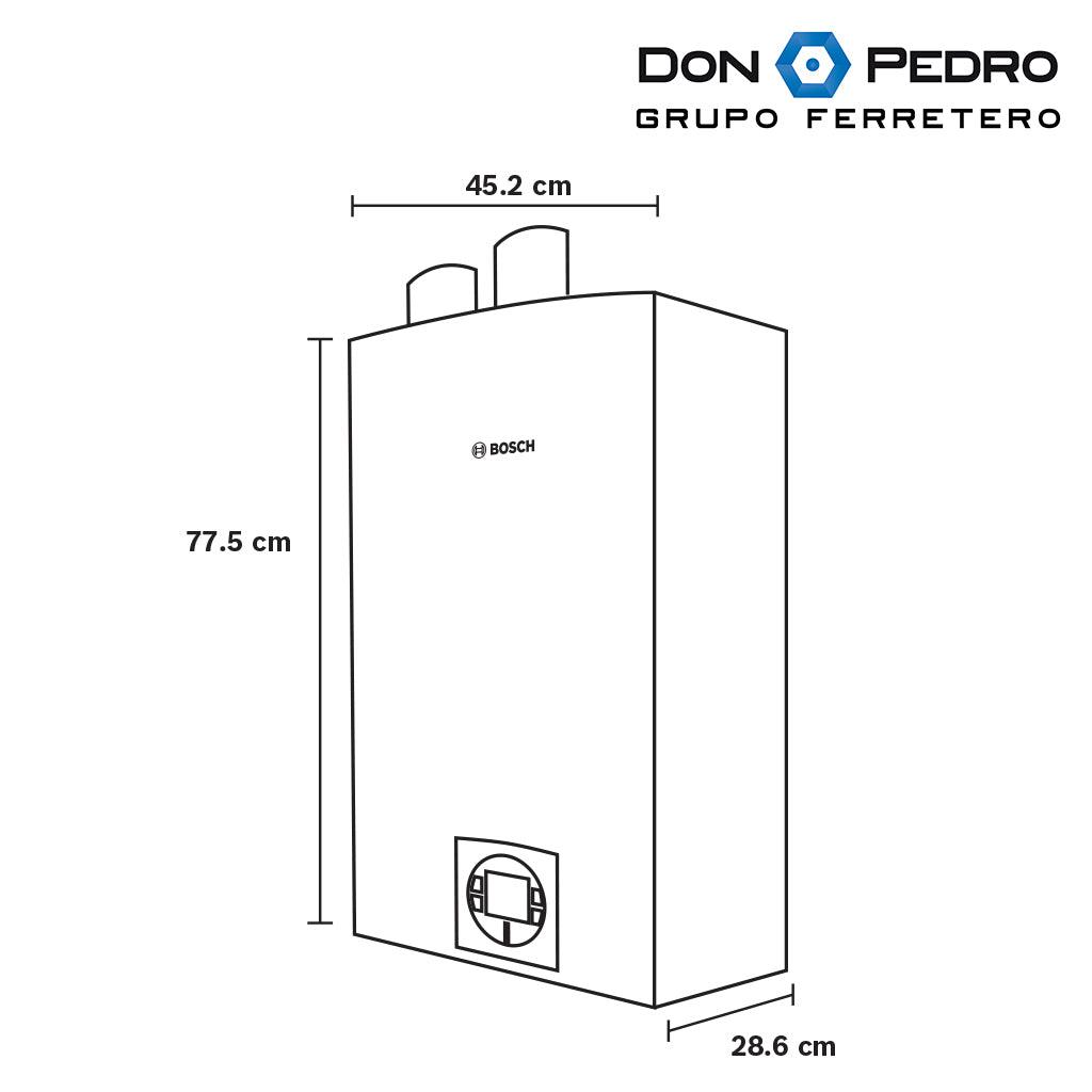 CALENTADOR EASY CONTROL 26L GAS LP - 4.5 SERVICIOS* - GRUPODONPEDRO