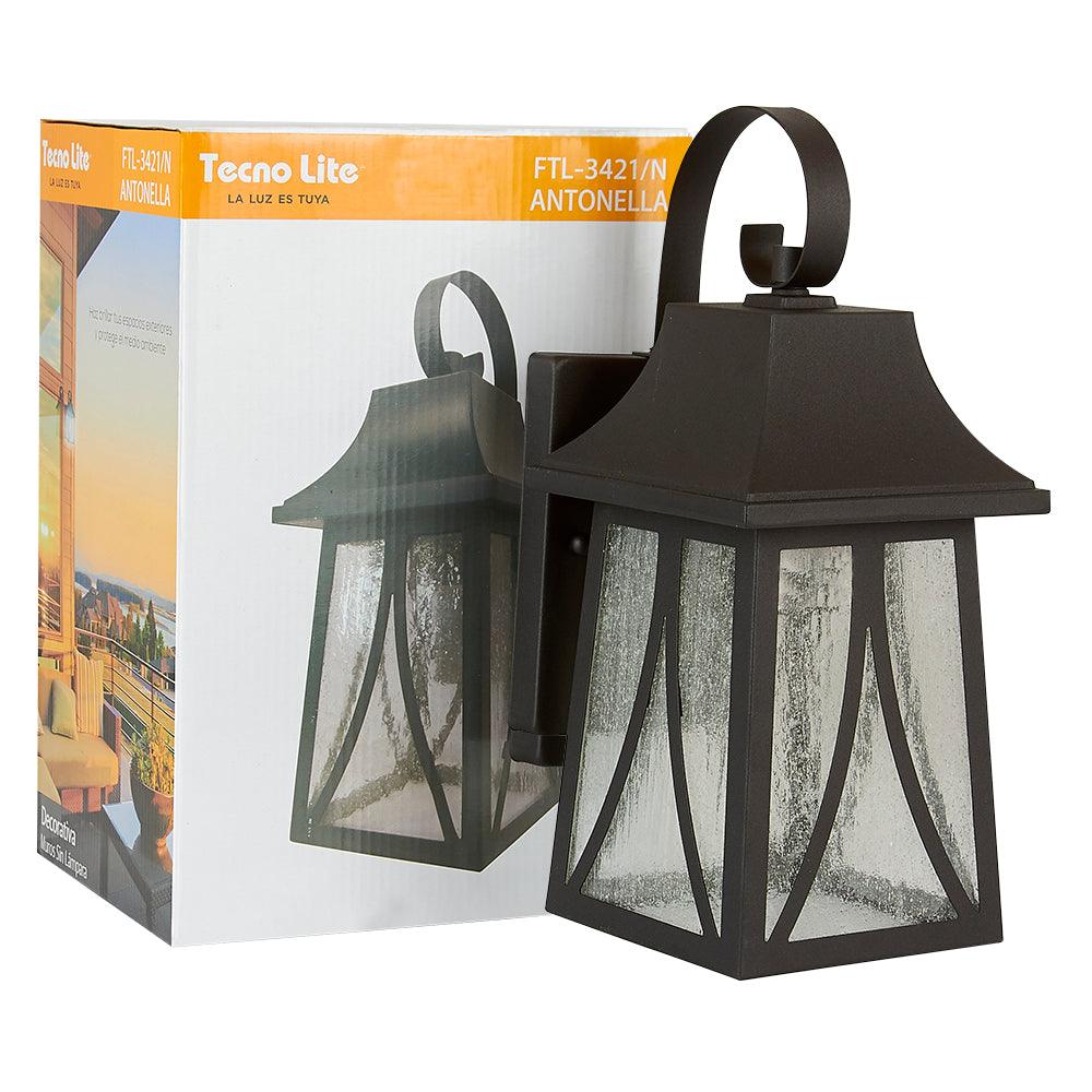 FAROL ANTONELLA 60W - E27 NEGRO - GRUPODONPEDRO