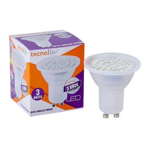 FOCO LED DE COLORES 3W GU10 3WRGB - GRUPODONPEDRO