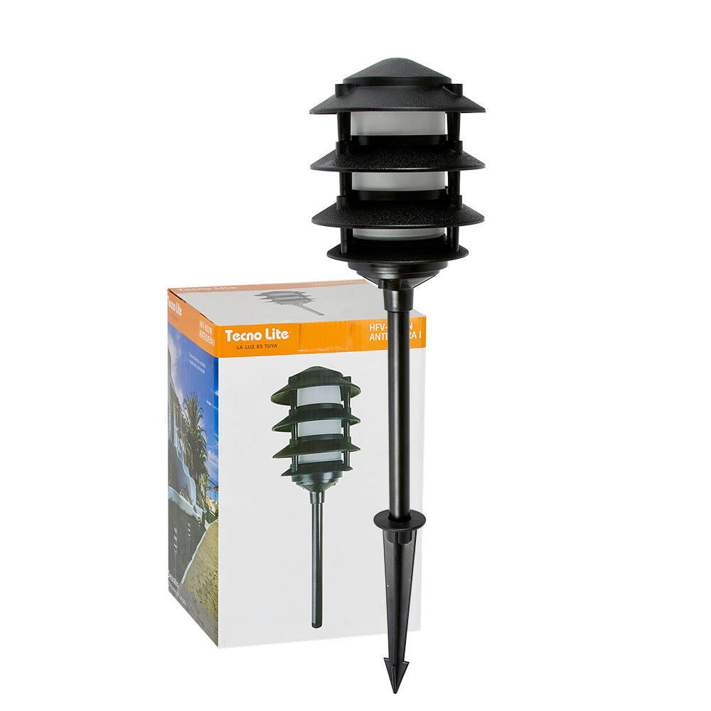Miniposte antequera 13w - e27 negro