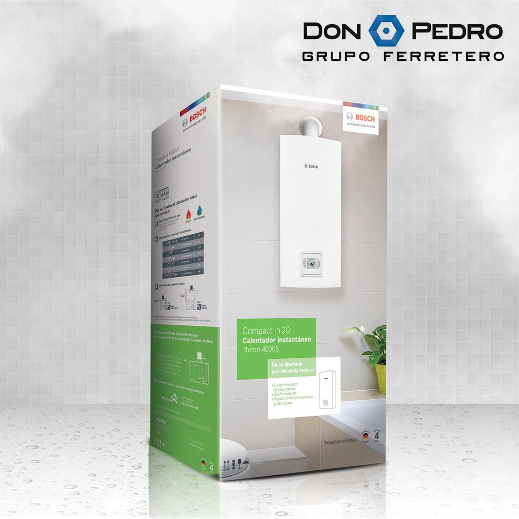 CALENTADOR COMPACT IN 20L GAS LP - 4 SERVICIOS* - GRUPODONPEDRO