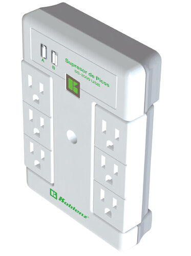 Supresor de picos 2 usb Koblenz ss-2000