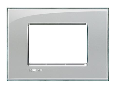 Placa livinglight gris hielo 3 modulos
