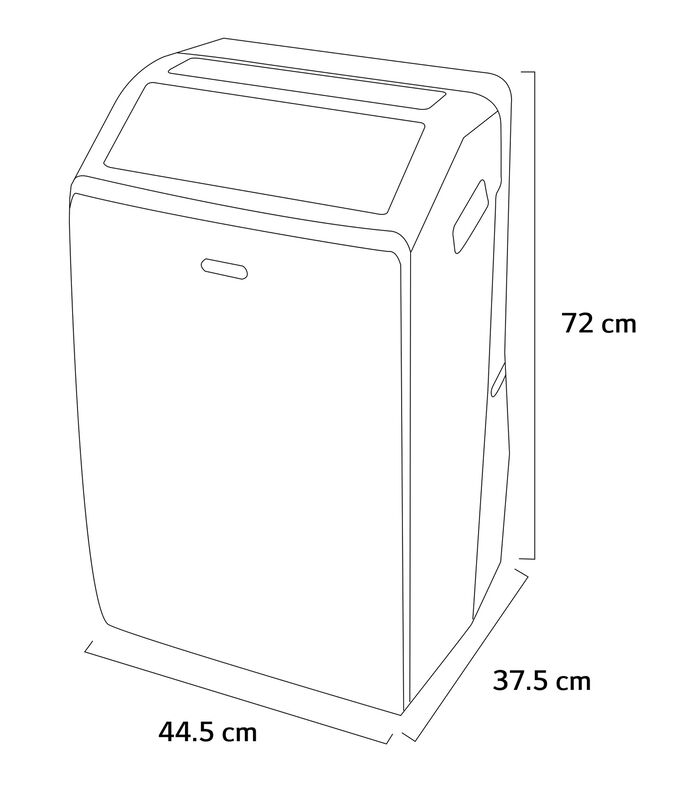 Aire Acondicionado portátil LG de frío y calor 14,000 btus