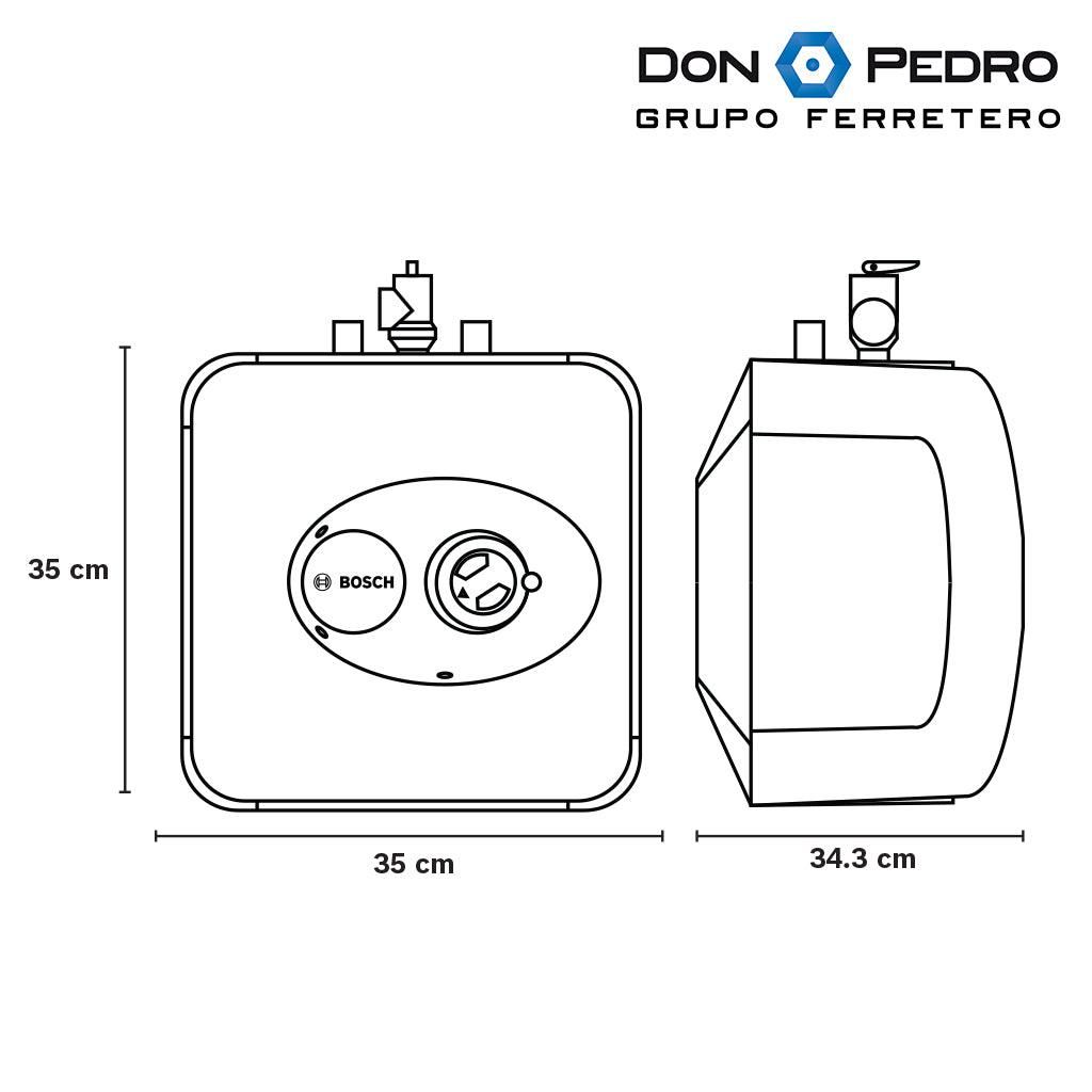CALENTADOR ELECTRICO MINITANK 15L - 2 SERVICIOS* - GRUPODONPEDRO