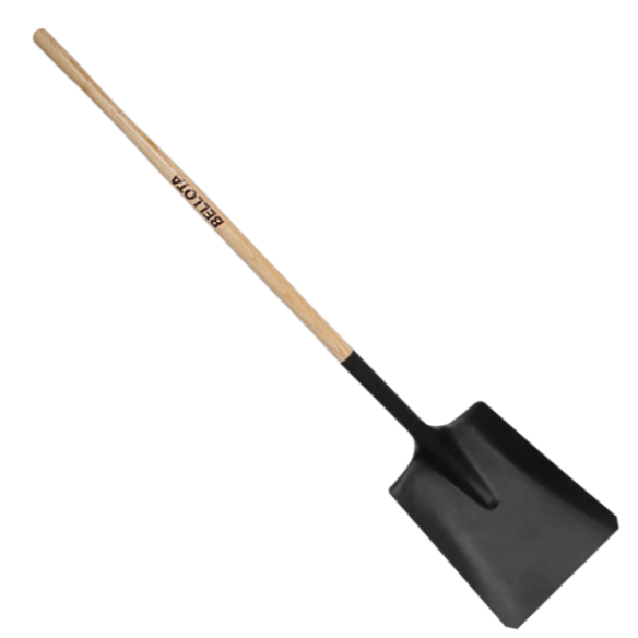 Pala cuadrada de mango largo Bellota