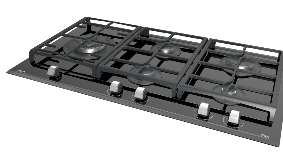 Parrilla con funcion exact flame 90cm Teka gzc 95320 xbb
