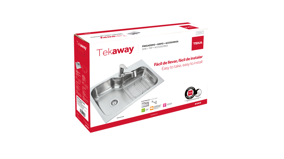 Kit Tekaway dm 33.22 1C 8'' Teka