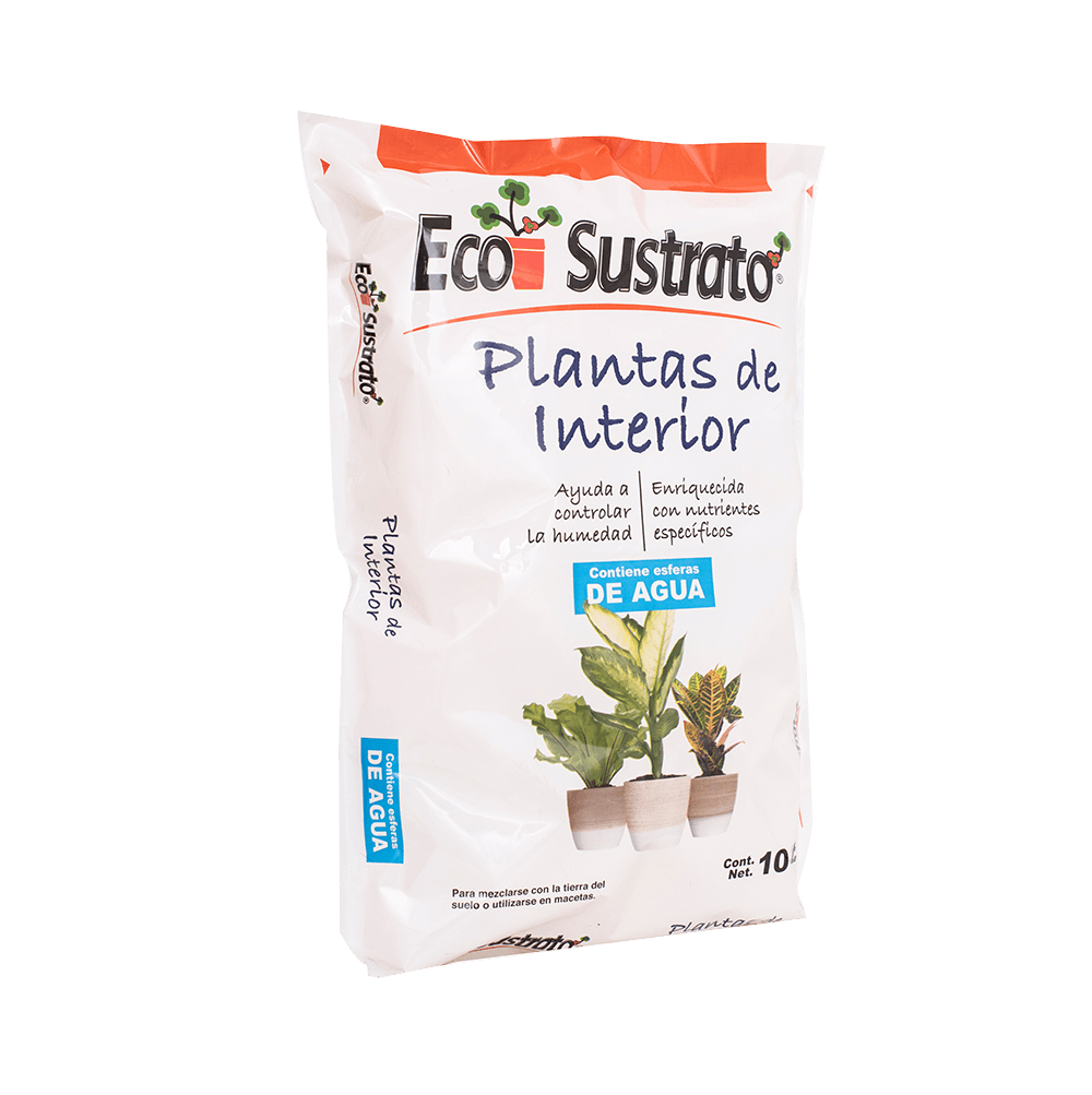 ECOSUSTRATO PLANTAS INTERIOR 10 LT - GRUPODONPEDRO