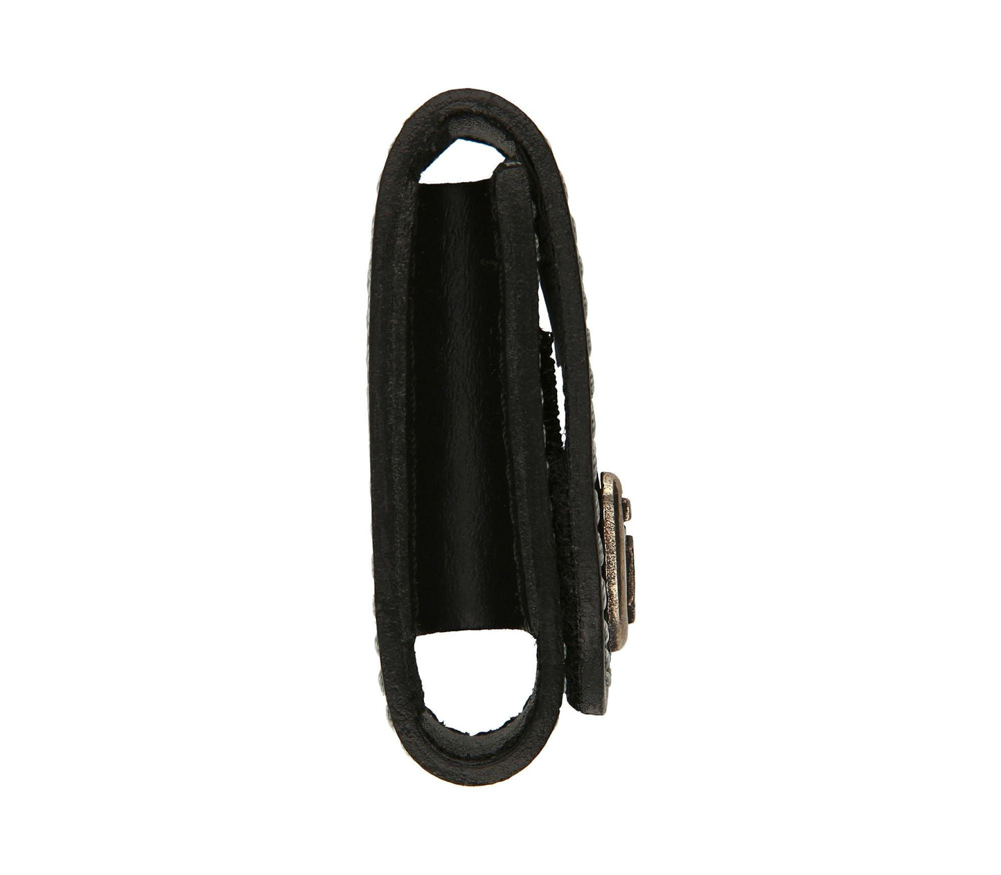 FUNDA D/PIEL NEGRA PARA NAVAJA - GRUPODONPEDRO