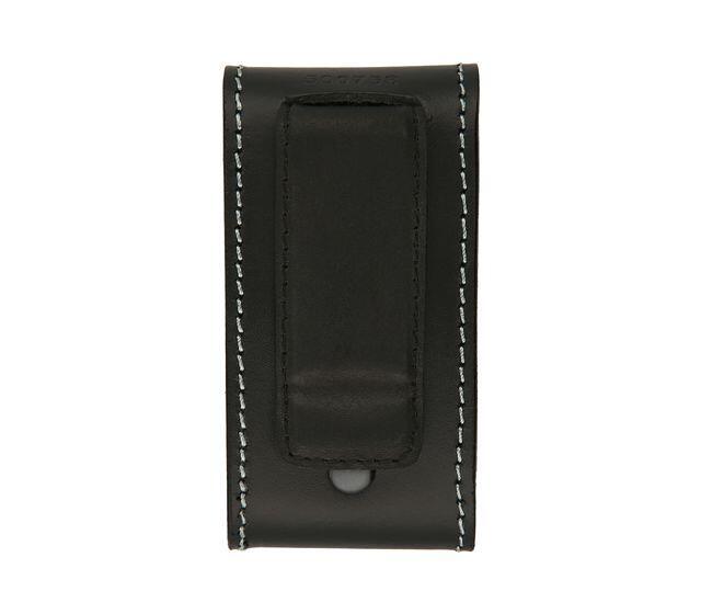 FUNDA MEDIANA DE PIEL VICTORINOX NEGRA - GRUPODONPEDRO