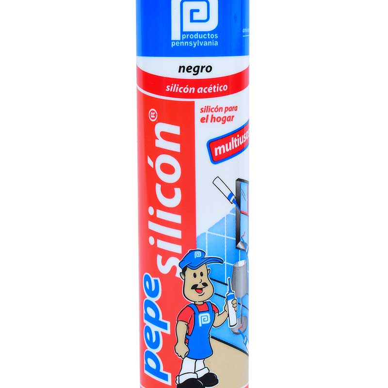 Sellador pepe silicón negro 280ml pennsylvania