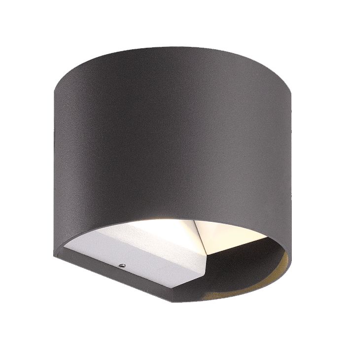 Luminario led Crux Trishman para exterior a muro
