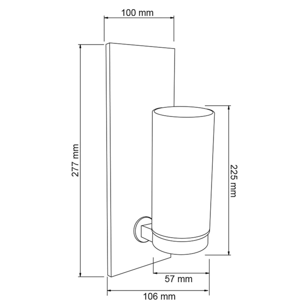 LAMPARA MESSINA DE INTERIOR A PARED SATINADO TECNOLITE - GRUPODONPEDRO