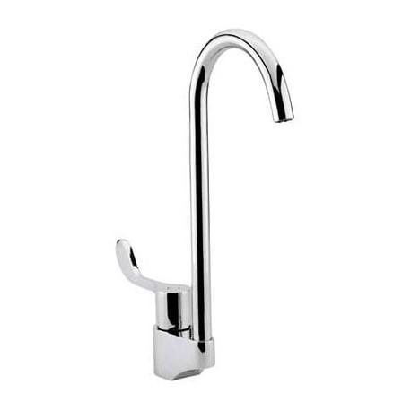 Llave de hospital con cuello de ganso giratorio manija corta vcg-2