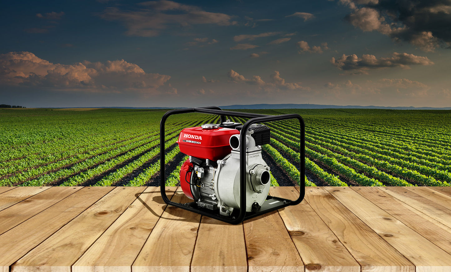 Motobomba centrifuga WB20XM-MFX Honda 163cc de 4 tiempos