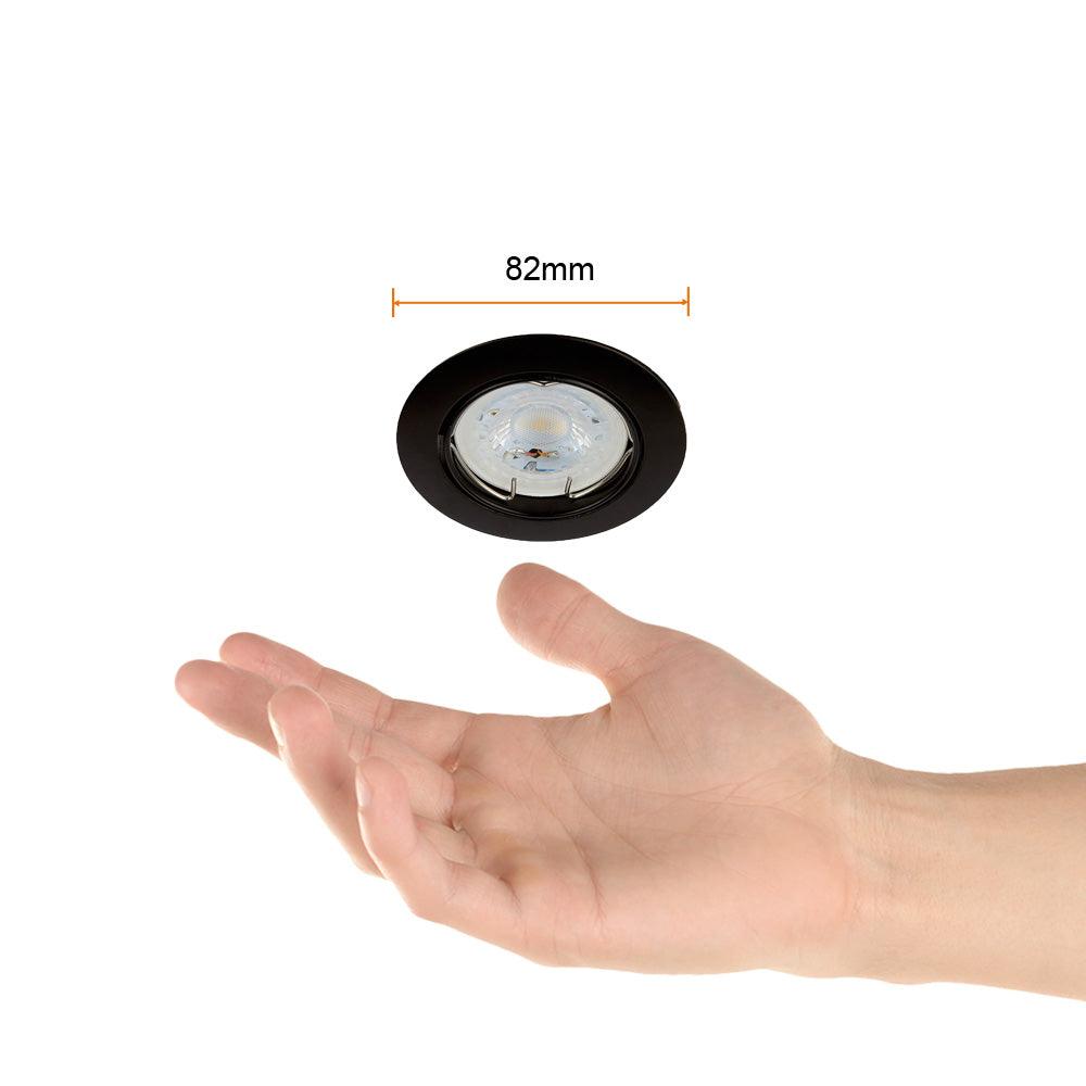 EMPOTRADO DIRIGIBLE ANDORA 50W - GX5.3 NEGRO - GRUPODONPEDRO