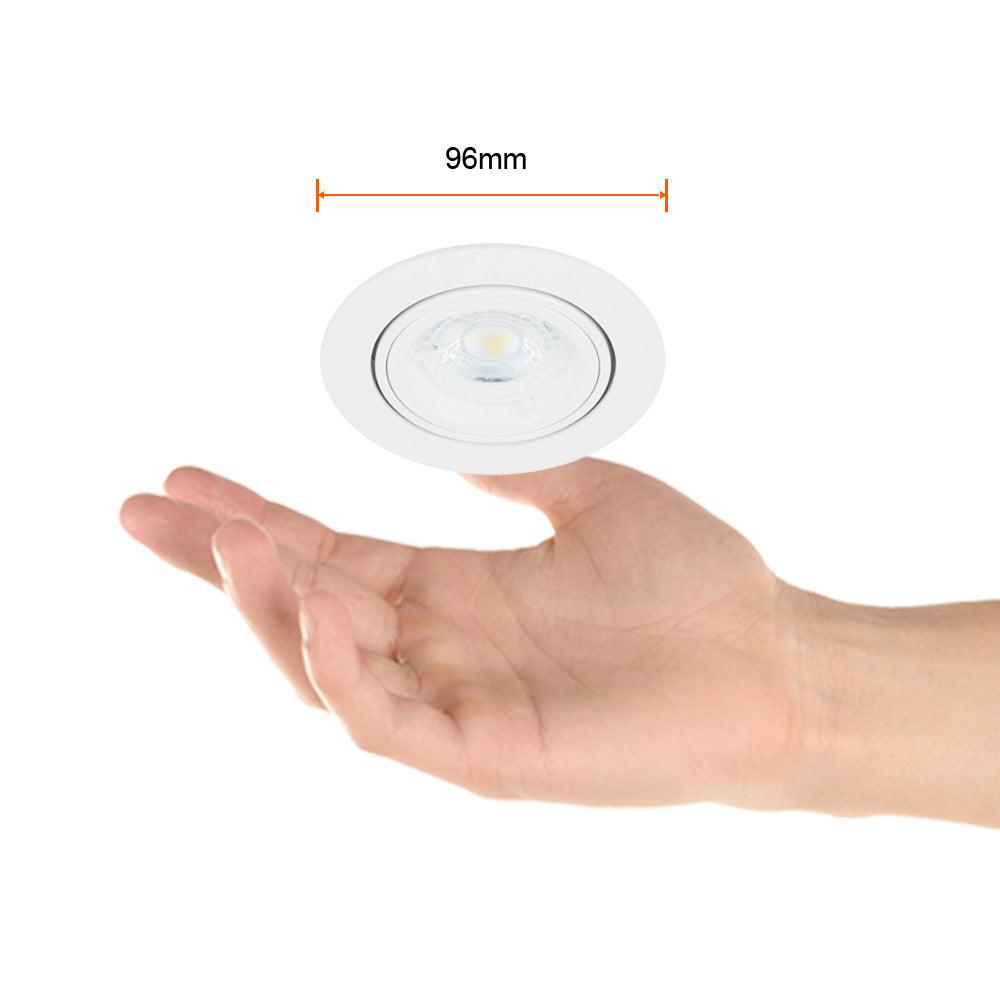 EMPOTRADO DIRIGIBLE AGRA 50W - GX5.3 BLANCO - GRUPODONPEDRO