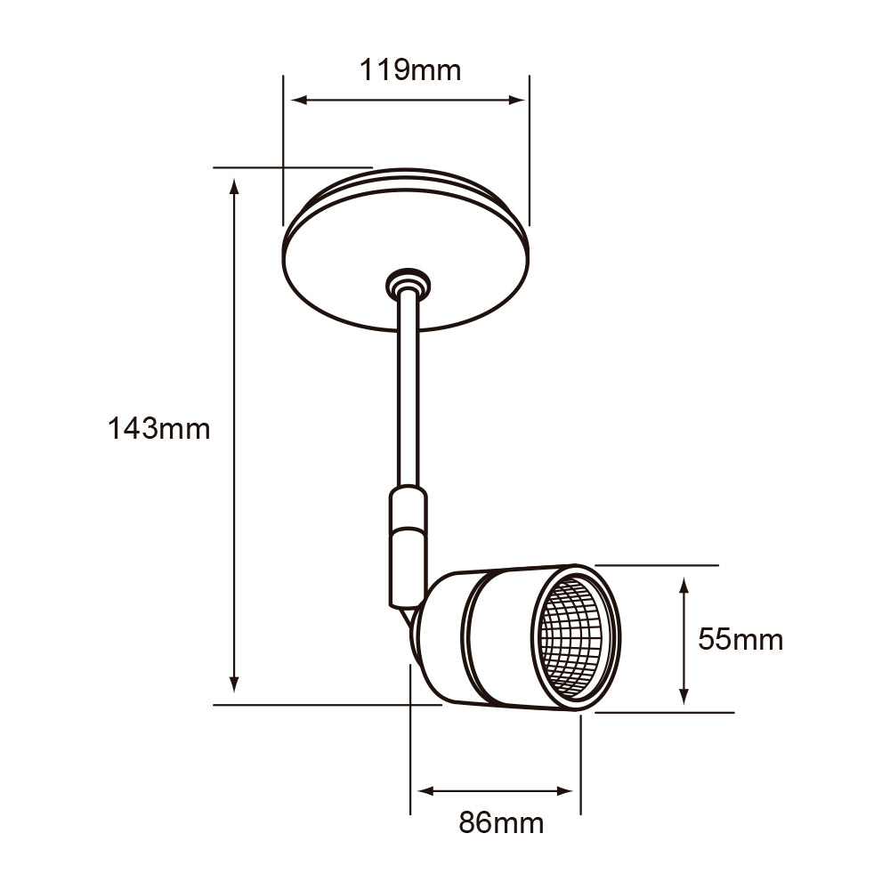 Spot dirigible caelum blanco