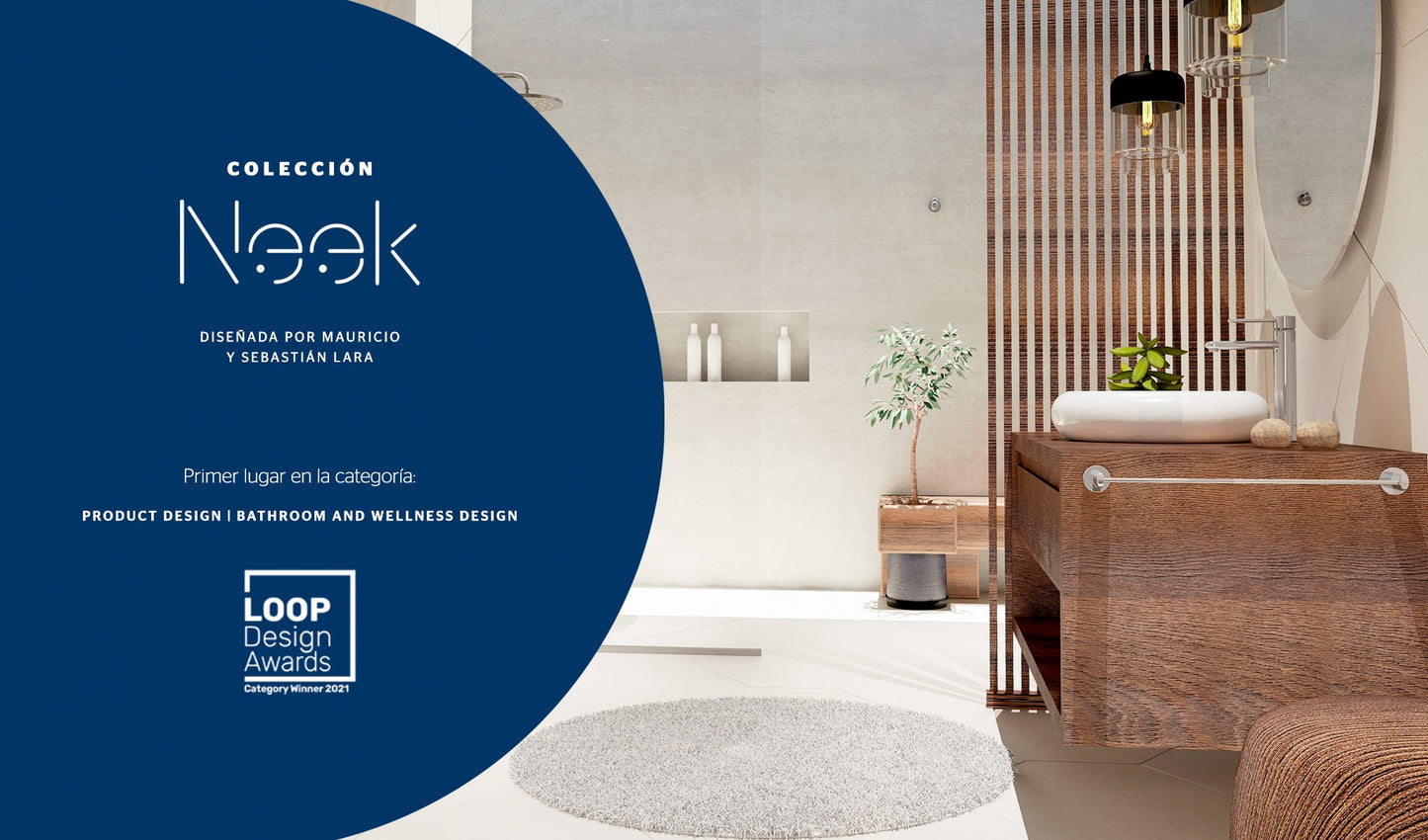 Monomando alto para lavabo neek Urrea