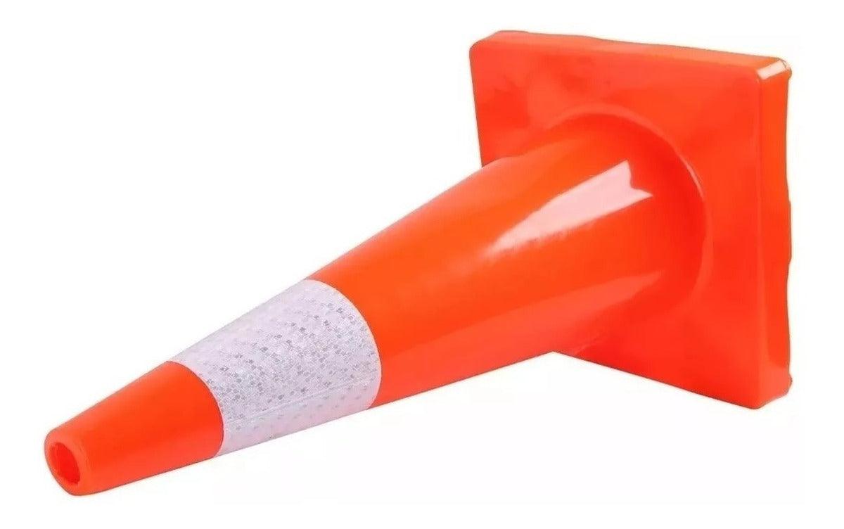 CONO DE SEGURIDAD 45CM CON REFLEJANTE - GRUPODONPEDRO