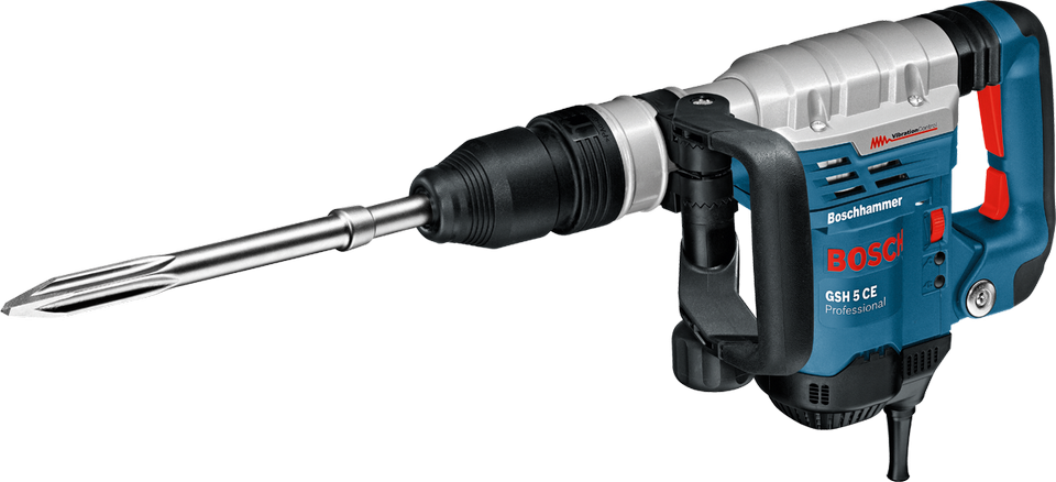 Martillo demoledor Bosch Professional GSH 5 CE sds max de 1150W
