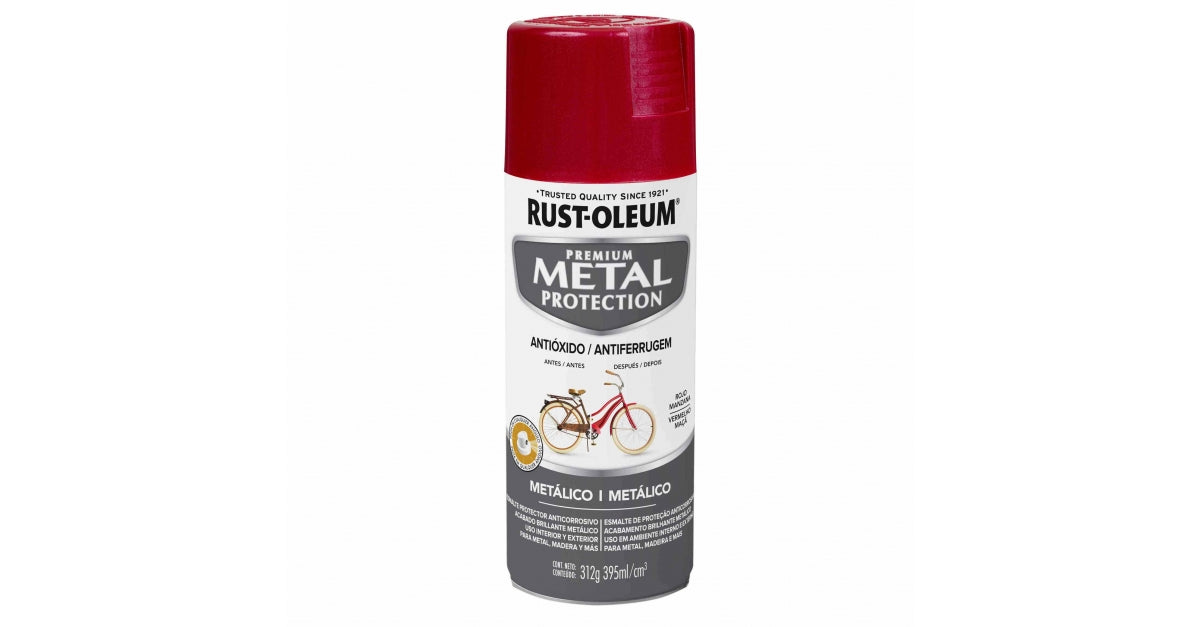 Pintura aerosol metal protection rojo manzana 340gr