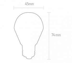 FOCO LED G45 4.5W 3000K E26 - GRUPODONPEDRO