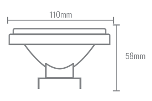 FOCO LED DIMEABLE 12W 6500K G53 - GRUPODONPEDRO