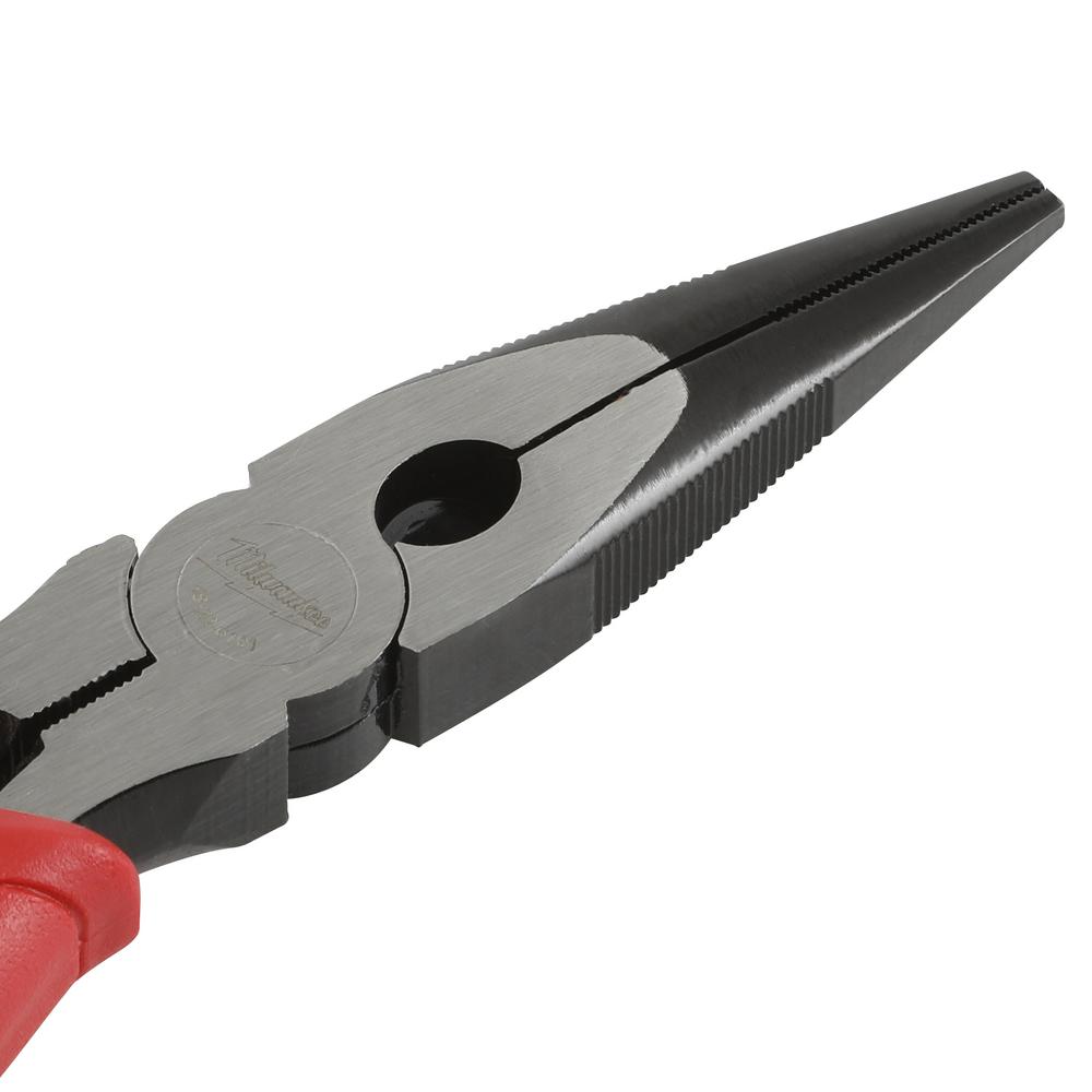 Pinzas de punta larga comfort grip de 8"