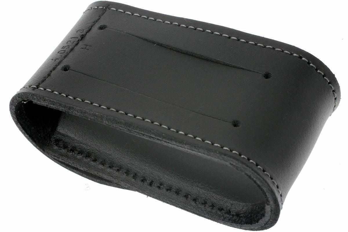 FUNDA DE PIEL NEGRA VICTORINOX PARA CINTURON - GRUPODONPEDRO