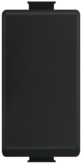 Interruptor de 3 vias 1 modulo negro mate quinziño mx Bticino