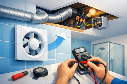 Cómo conectar extractor de baño sin errores