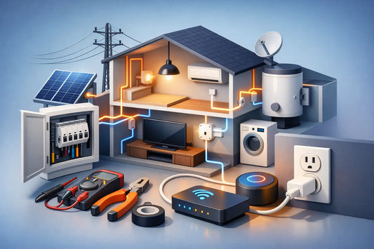 Guía de conexiones eléctricas para el hogar