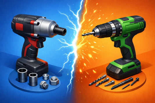 Llave de impacto versus taladro: cuál elegir