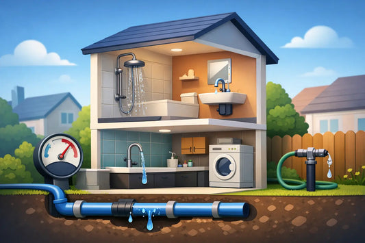Por qué baja la presión del agua en casa