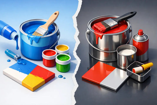 Pintura acrílica vs esmalte: cuál te conviene
