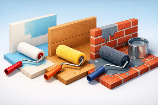 Guía de rodillos para pintura según cada superficie