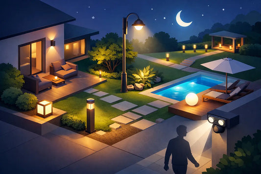 Iluminacion exterior: qué elegir y dónde usarla