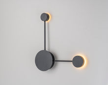 Luminaria de pared Pinto Tecnohome negro luz cálida 3000k