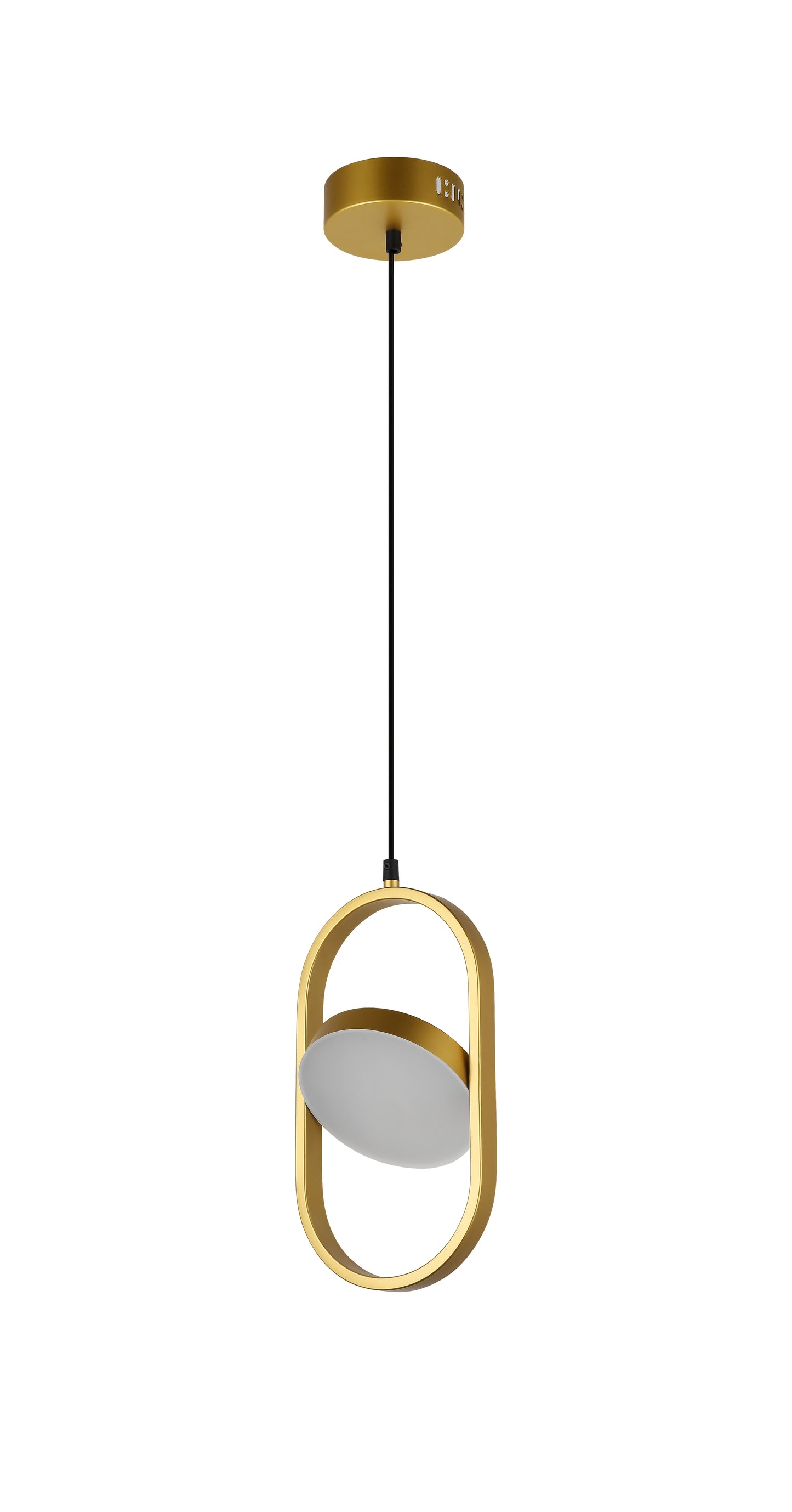 Lámpara colgante Priga oro Tecnohome