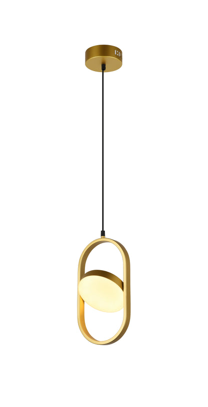 Lámpara colgante Priga oro Tecnohome