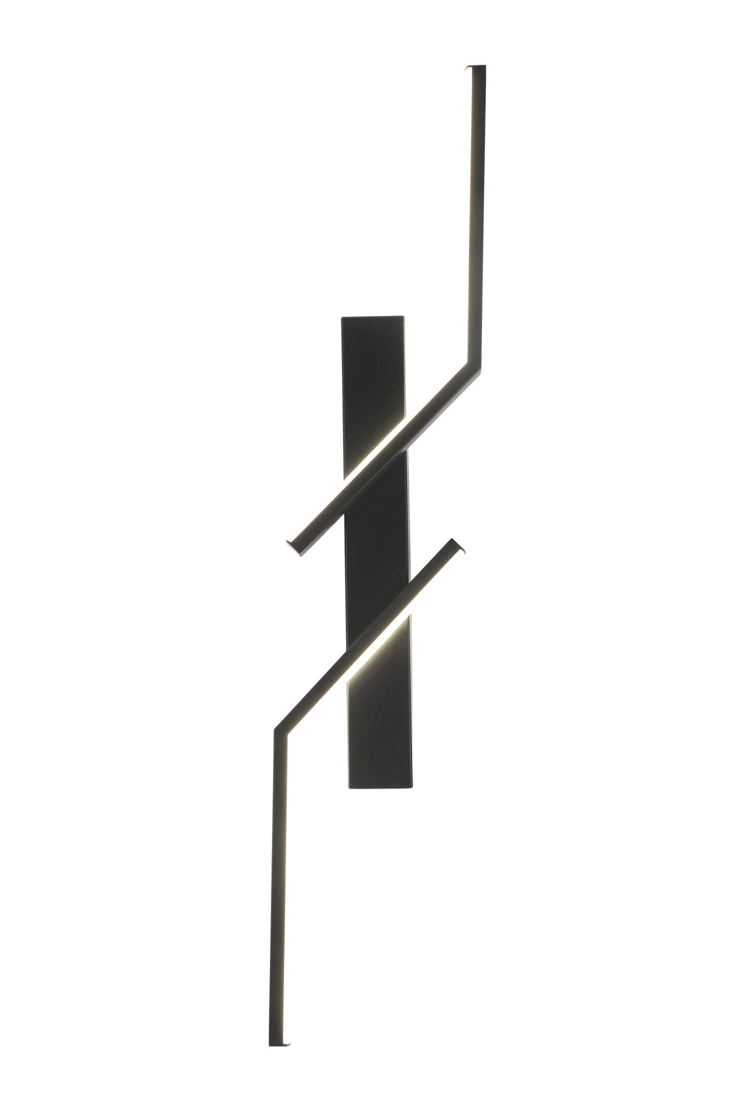 Luminaria de pared Perisco Tecnohome negro luz cálida 3000k