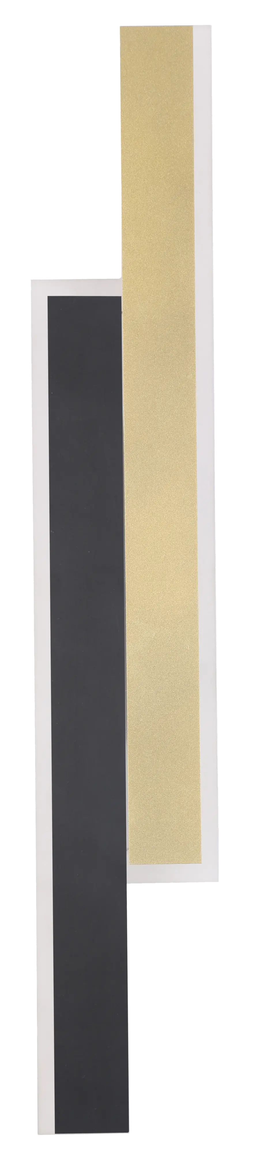 Luminaria de pared Perisco oro y negro Tecnohome luz cálida 3000k