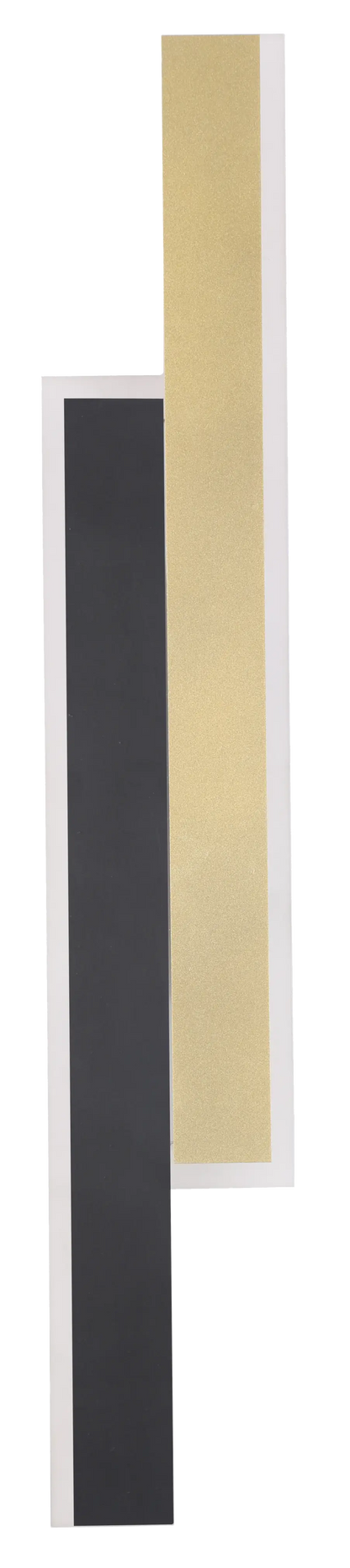 Luminaria de pared Perisco oro y negro Tecnohome luz cálida 3000k