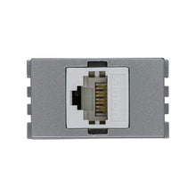 Toma telefónica rj11 de 4 hilos aluminio Simon 25 plus