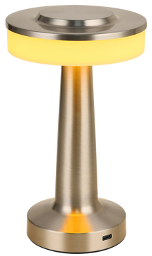 Lámpara de mesa 2G Basics Tecnohome dorado con luz led ajustable